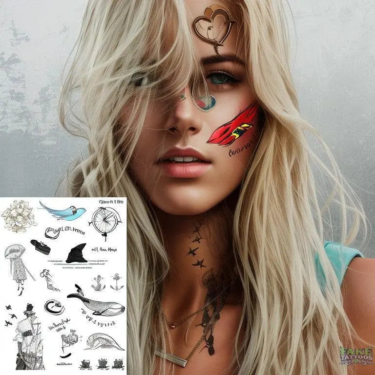Embrace Change with Temporary Tattoos from Fake Tattoos FAKE TATTOOS