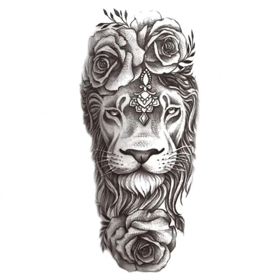 Ember Bloom Lion & Flower