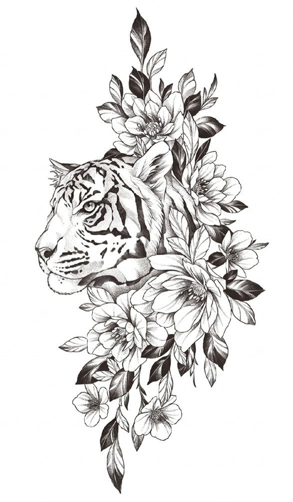 Desert Oath Tiger & Flower & Leaf