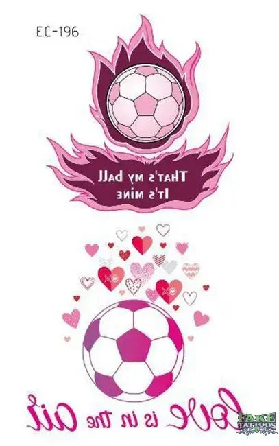 Pegatinas de tatuaje temporal de dibujos animados para niños, calcomanías de tatuaje de cara deportiva de fútbol para dedos de mano pequeña, tatuajes falsos impermeables