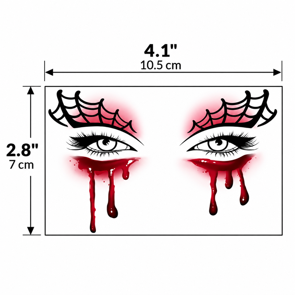 1 feuille de tatouage temporaire rรฉaliste d'Halloween en forme de cลur de Chucky empalรฉ et sanglant, autocollant de faux tatouage rรฉaliste, durable et impermรฉable