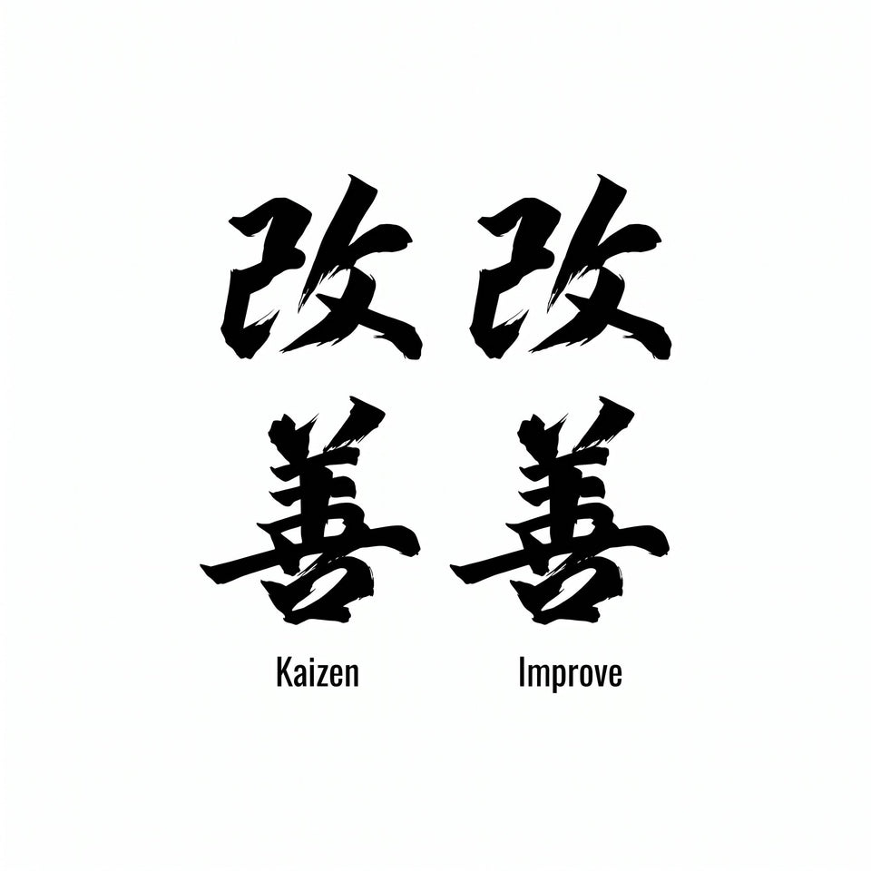 Temporary Tattoos KAIZEN Fake Tattoos