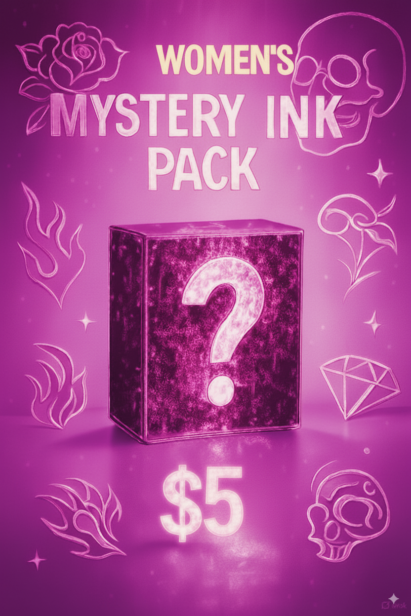 Affordable mystery tattoo pack with single temporary tattoo"