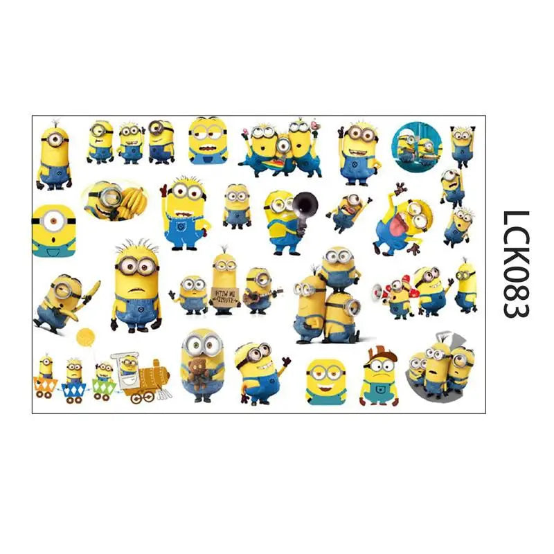 Children’s cartoon Minions body art tattoo sticker for birthday gifts