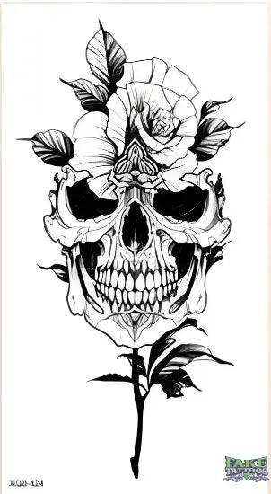 Electric Grove Skull & Flower