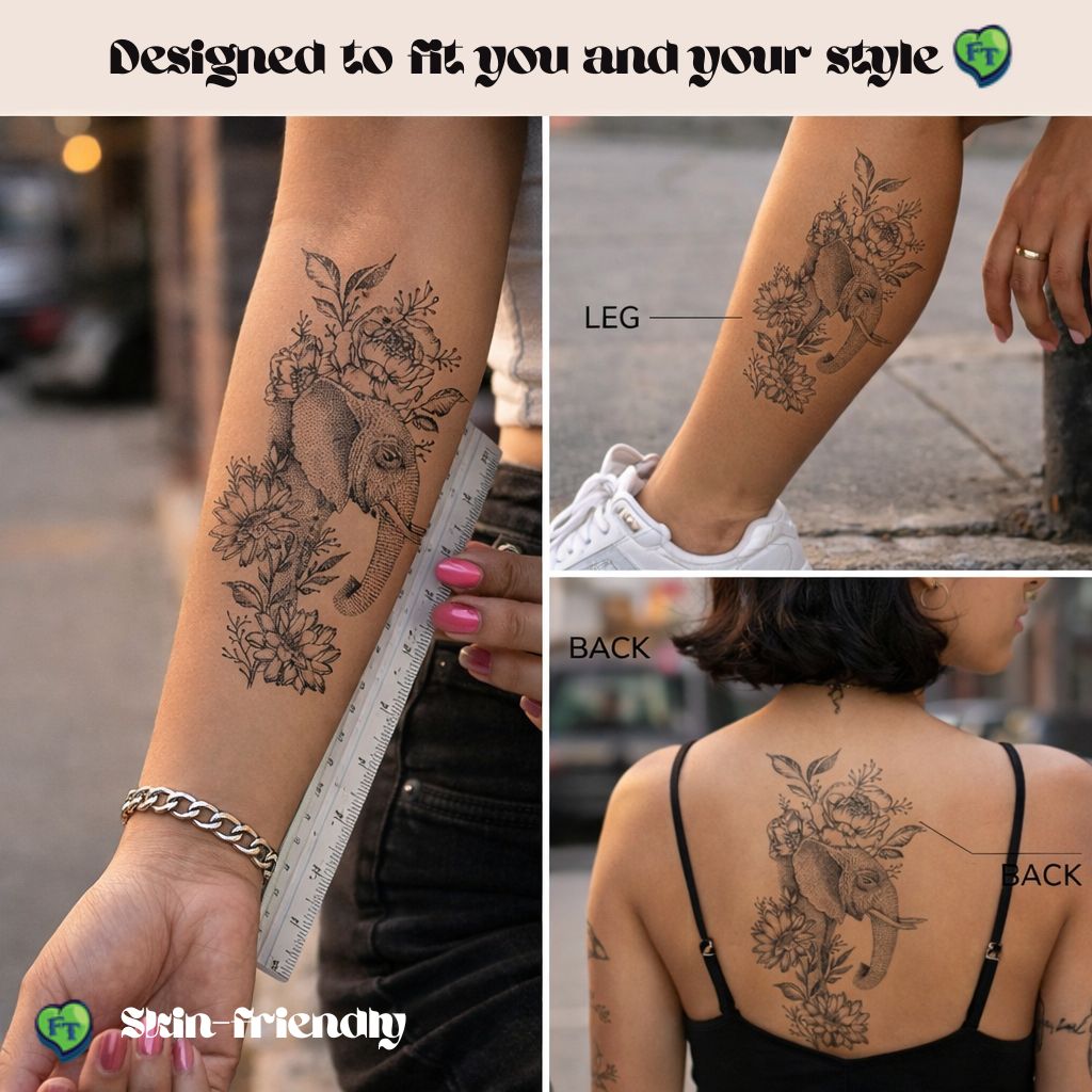 Wolf Temporary Tattoo FAKE TATTOOS