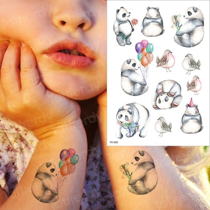 Tatuaje temporal pegatina niños tatuajes niños animales – Fake Tattoos