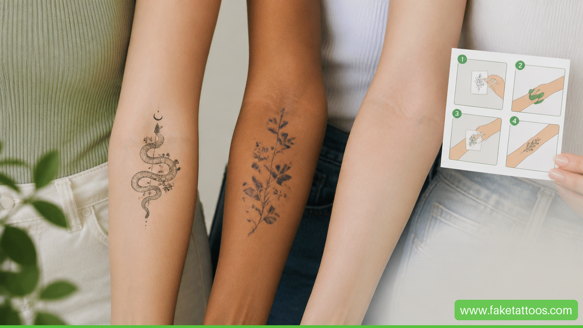 How Non-Permanent Tattoos Differ From Semi-Permanent Temporary Tattoos ...