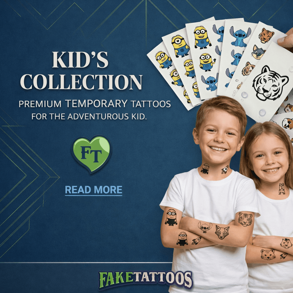 Kids FAKE TATTOOS