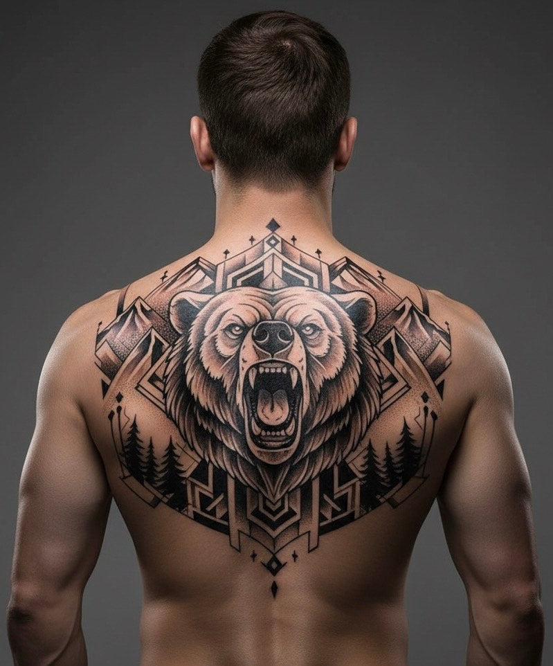 Back FAKE TATTOOS