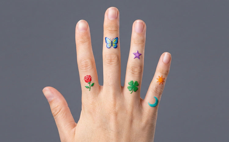 Finger FAKE TATTOOS