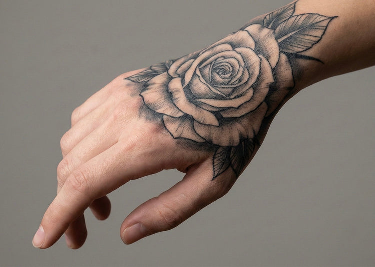 Hand FAKE TATTOOS