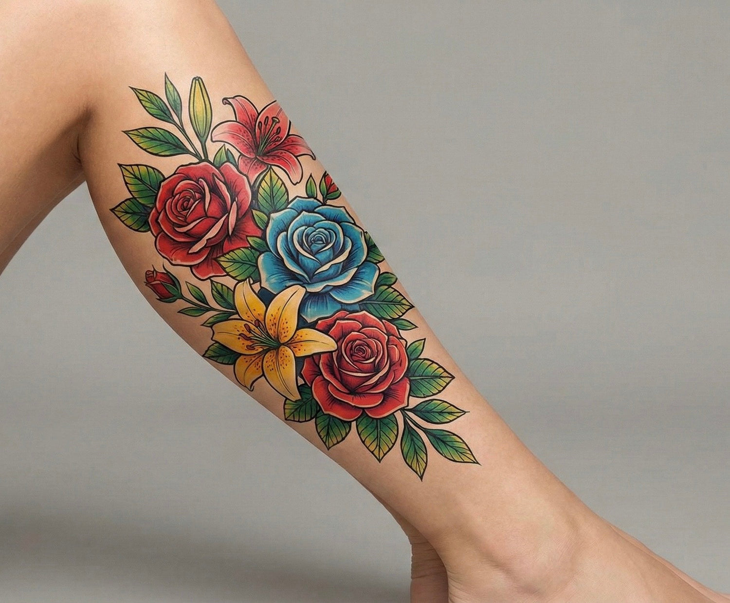 Leg FAKE TATTOOS