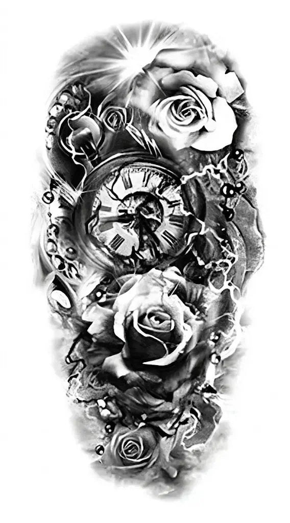 Thorn & Bloom Rose & Clock