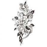 Crimson Petal — Snake & Rose & Flower