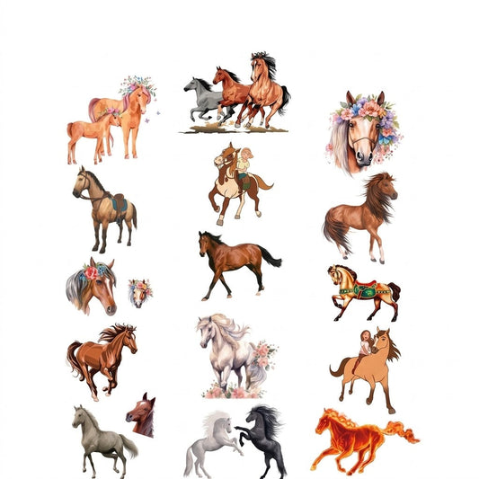 Realistic Horse Temporary Tattoos Fake Tattoos
