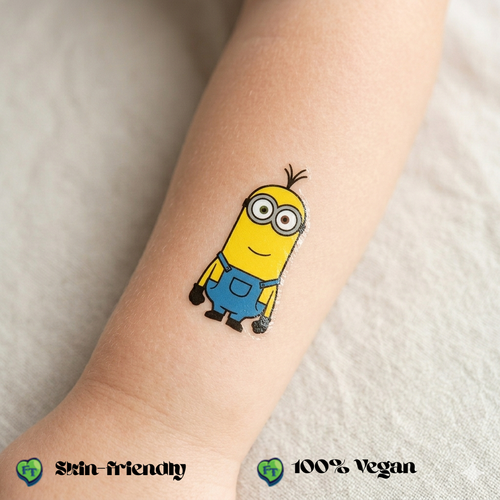 Cartoon Animal Kids Temporary Tattoos Fake Tattoos