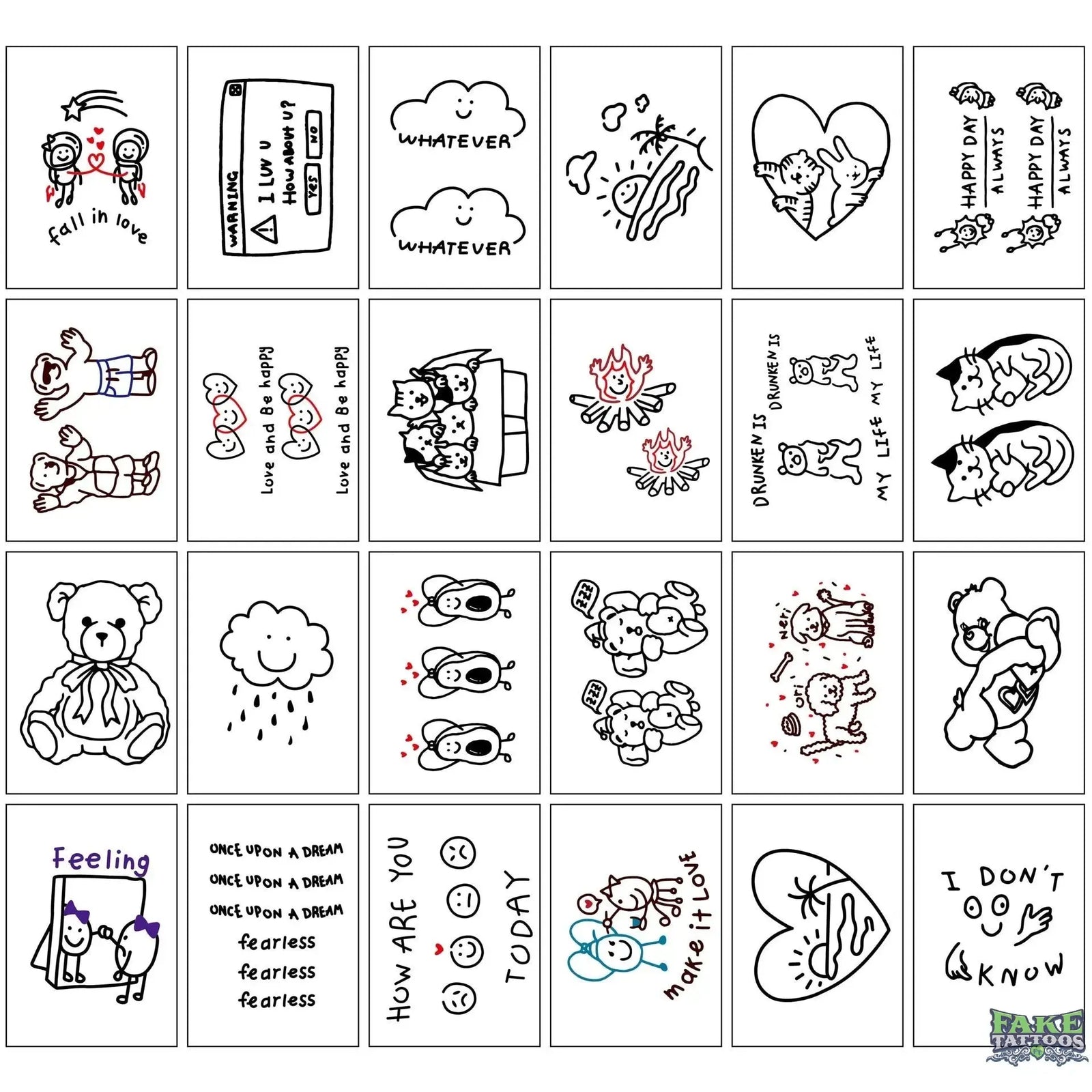 [Temporary Tattoos] - [Fake Tattoos]