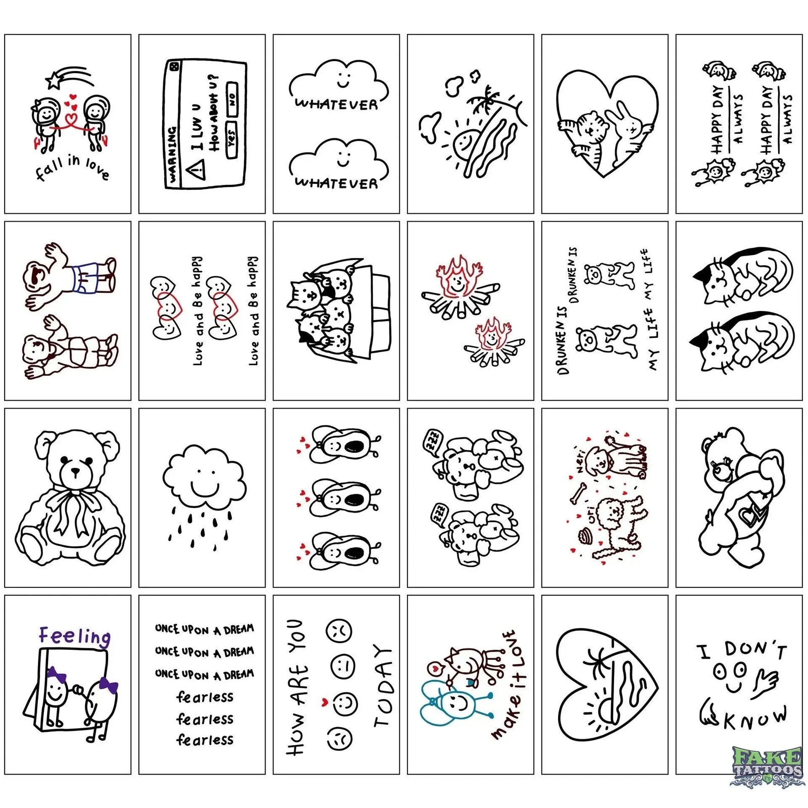 [Temporary Tattoos] - [Fake Tattoos]