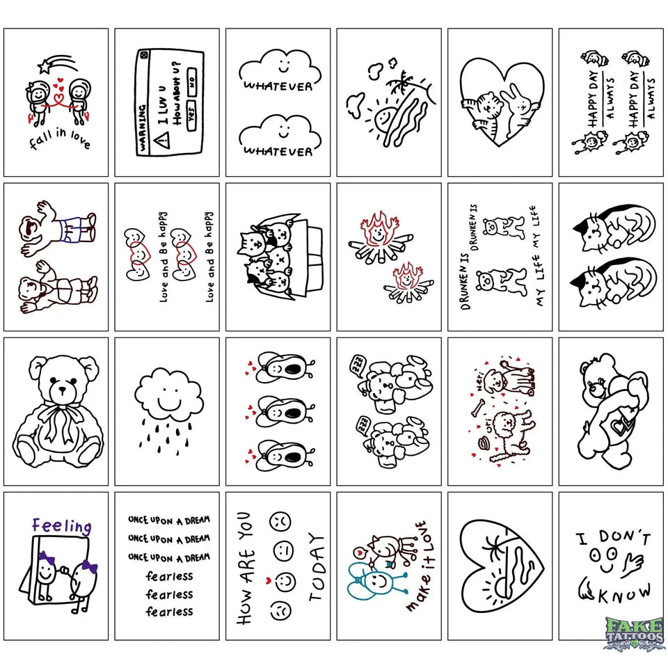 [Temporary Tattoos] - [Fake Tattoos]