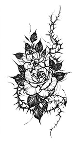 Cobalt Signal Rose & Flower