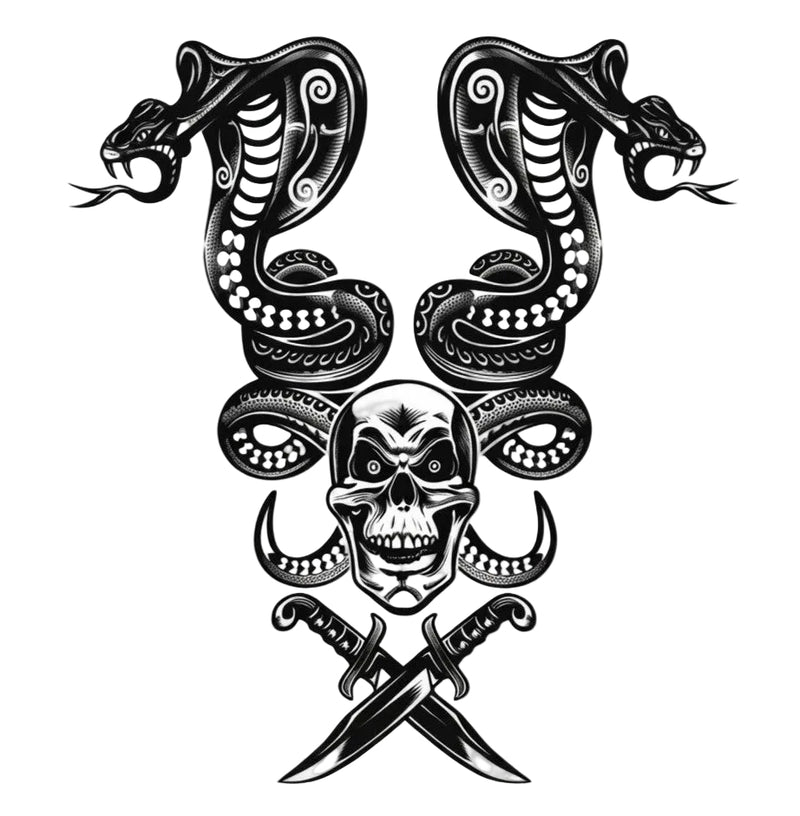 Neon Howl Snake & Skull