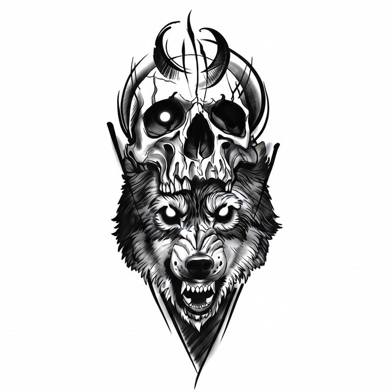 Cinder Wing Wolf & Skull