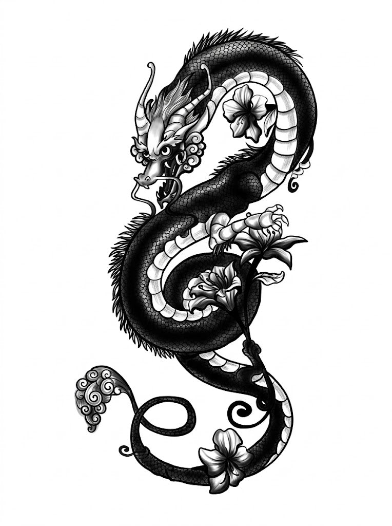 Dragonwake Dragon & Tribal