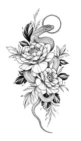 Desert Haven Snake & Flower & Floral