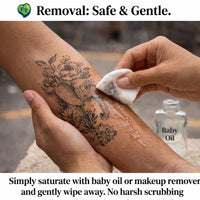Realistic Waterproof Butterfly & Flower Temporary Tattoo Fake Tattoos