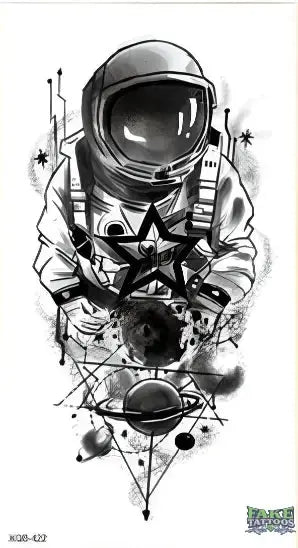 Playful Ink Astronaut