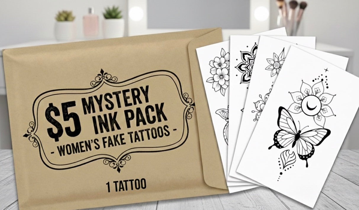 $5 Mystery Ink Pack (1 Tattoo) Fake Tattoos