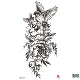 Golden Pulse Bird & Rose & Flower