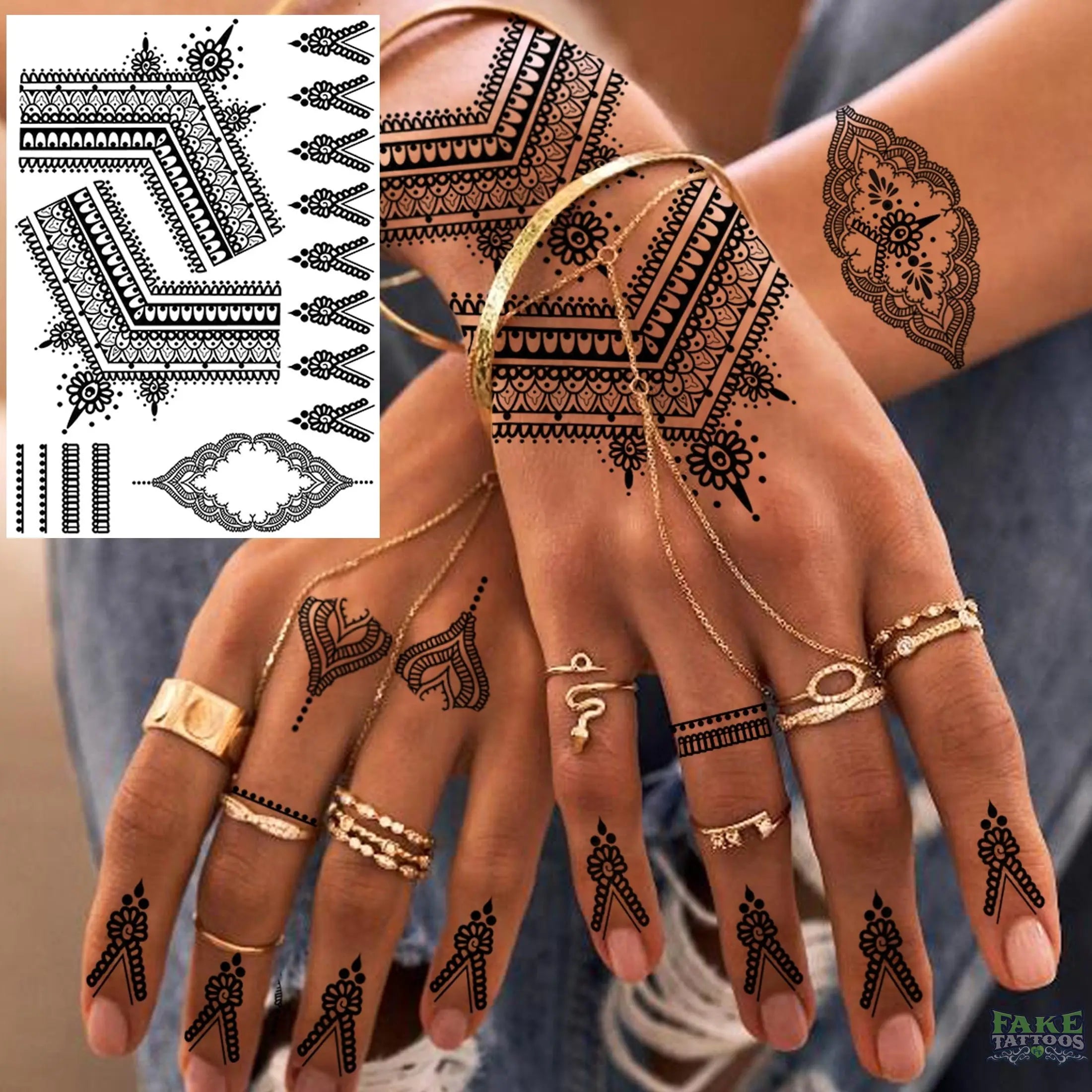 Black India Tribal Feather Dreamcatcher Henna Temporary Tattoos For Women  Body Arm Tatto Stickers Fake Girls Tattoo Mehndi - Temporary Tattoos -  AliExpress