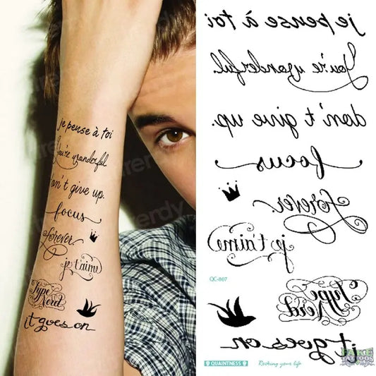 [Temporary Tattoos] - [Fake Tattoos]