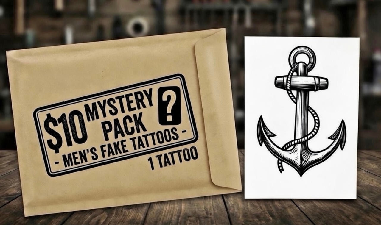 $10 Mystery Ink Pack (1 Tattoo) Fake Tattoos