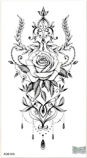 Silver Noir Flower