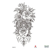 Flowers Floral Temporary Tattoos Fake Tattoos
