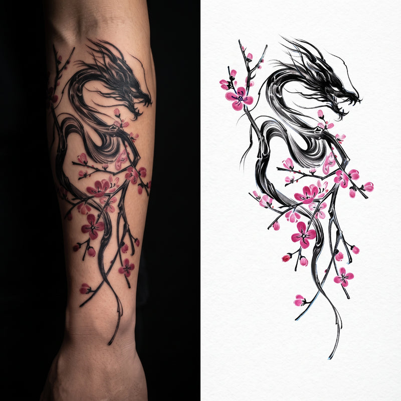Lunar Oracle Dragon & Flower & Blossom