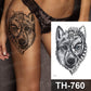 tattoo animals moon water wolf temporary tattoo wolf sexy body art & tattoo designs legs thigh back bikini stickers women decal FAKE TATTOOS