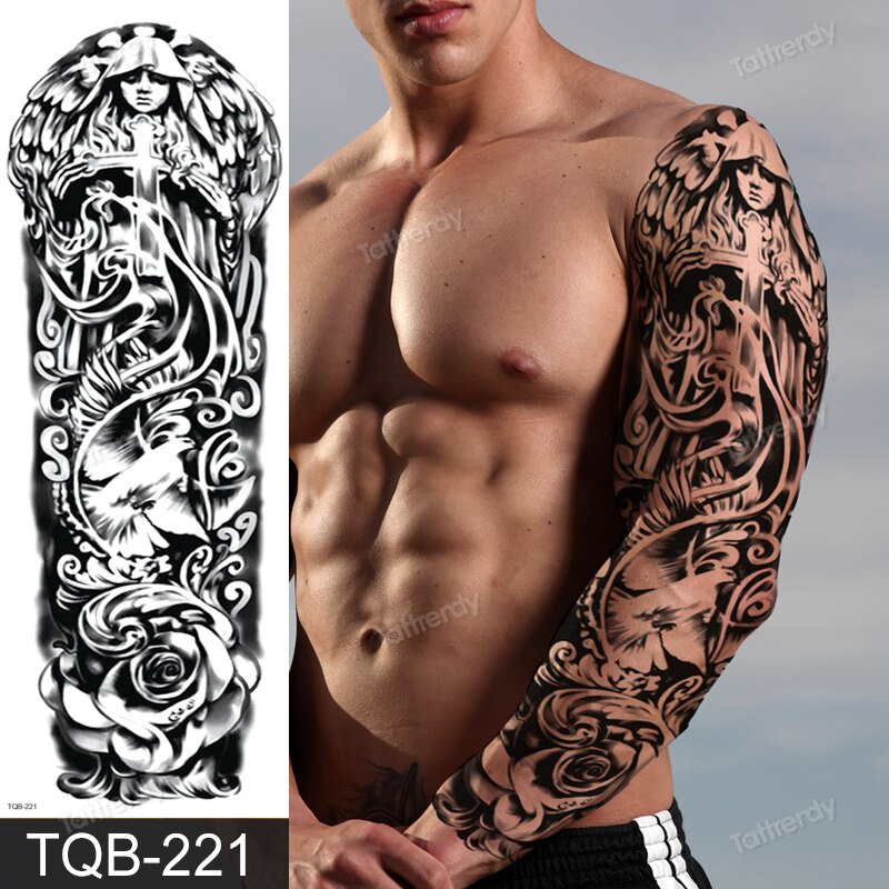 Amazon.com : Tattoo design 6 Sheets Temporary Tattoos Vintage Motorcycle  Wing Temporary tattoo Neck Arm Chest for Women Men Adults : Beauty &  Personal Care