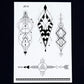 1PC NEW 24models Body Art Arm leg Temporary Tattoo Sticker bull Ngau Tau Horns Fake cool men Black tatuagem Multi-styles taty FAKE TATTOOS