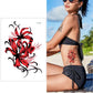 Large Flower Arm Temporary Tattoo Sticker Rose and Bird Fake Tatoo Sleeve Flash Tatto Waterproof Body Art Women cool man women FAKE TATTOOS