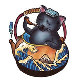 Ivory Signal Cat & Tribal & Cartoon