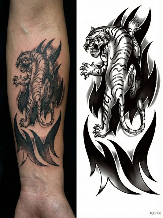 Tiger Temporary Tattoo FAKE TATTOOS