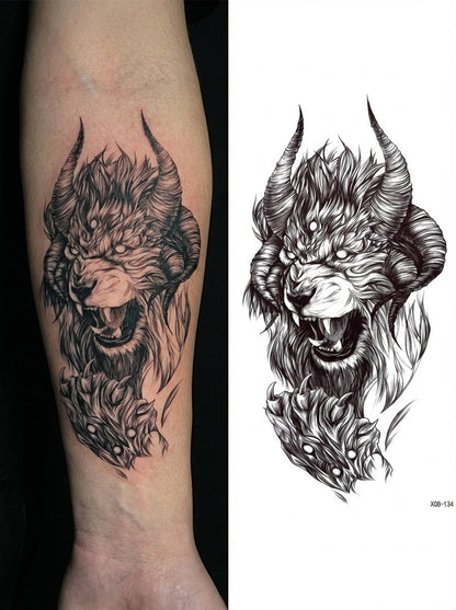 Scary Temporary Tattoo FAKE TATTOOS