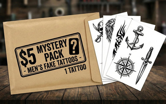 $5 Mystery Ink Pack (1 Tattoo) Fake Tattoos