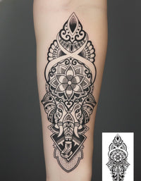 Elephant Temporary Tattoo Fake Tattoos