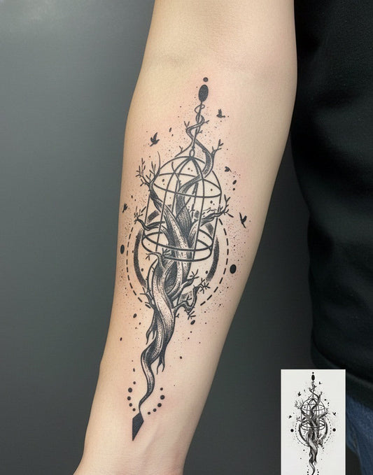 Tree Temporary Tattoo Fake Tattoos