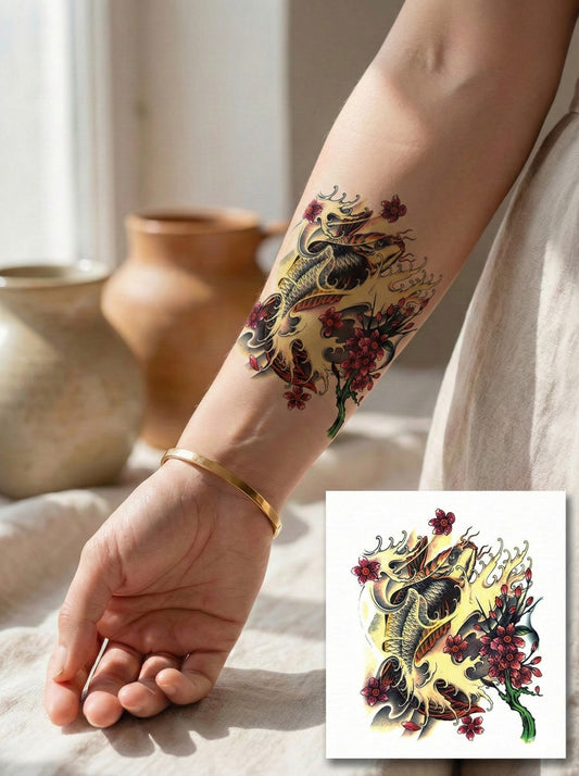 Asian Temporary Tattoo FAKE TATTOOS